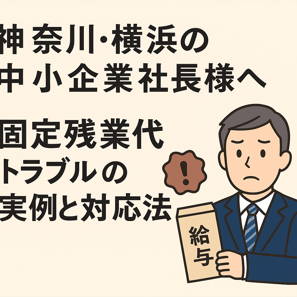 神奈川・横浜で未払い残業代を請求された中小企業の社長様へ ～配送業で固定残業代が争点に／実例から学ぶ労務リスク対応～