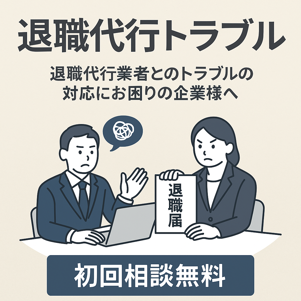 退職代行から突然の連絡…これ、どう対応すればいいの？ ―― 中小企業のための退職代行トラブル対応ガイド ＋ 仮顧問サポート ――